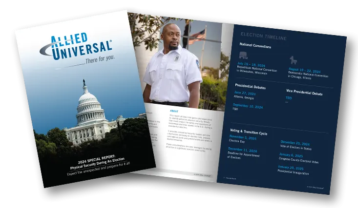 Physical Security During an Election report